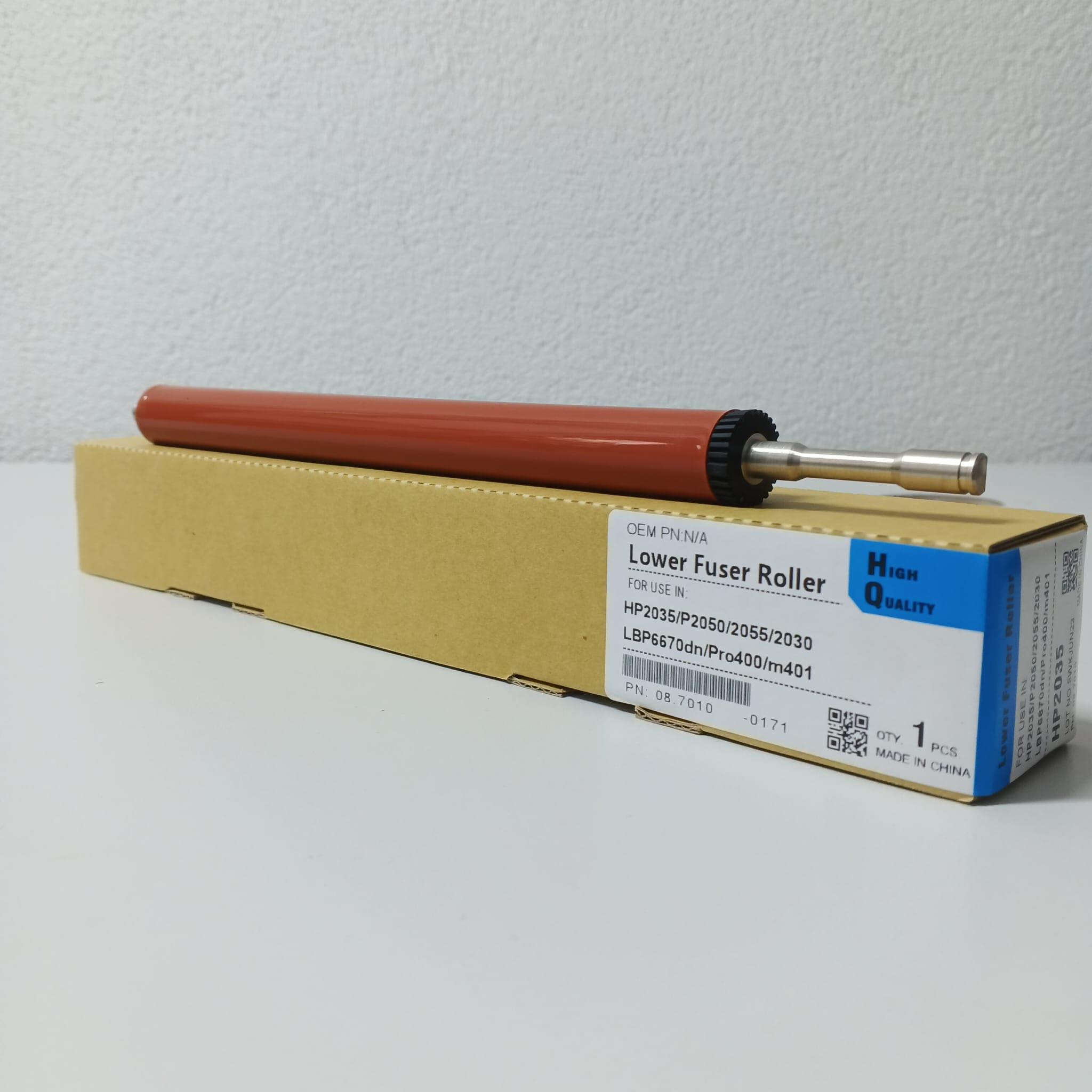 HP Lower Fuser Roller P2035 , P2050 , P2055 , P2030 , LBP6670DN , Prp 400 , M401HPHP Lower Fuser Roller P2035 , P2050 , P2055 , P2030 , LBP6670DN , Prp 400 , M401