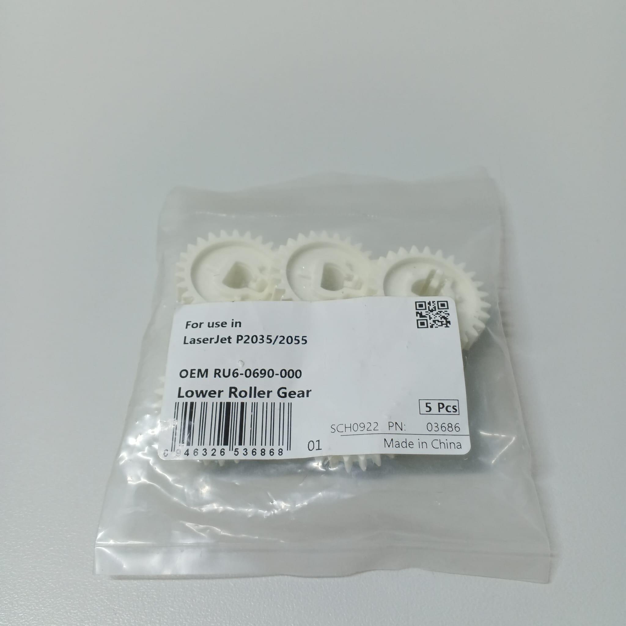 HPHP Lower Roller Gear 27T P2035 , P2055 CANON LBP-6300 , 6650 , 6670 , LBP-3470 ,3480 ,MF5850 ,5880 ,5940 ,5950 ,5960 ,5980 ,6160 ,6180 ,411 ,6140 Canon imageCLASS D1120 ,1150 ,1170 ,1180 ,1320 ,1350 ,1370