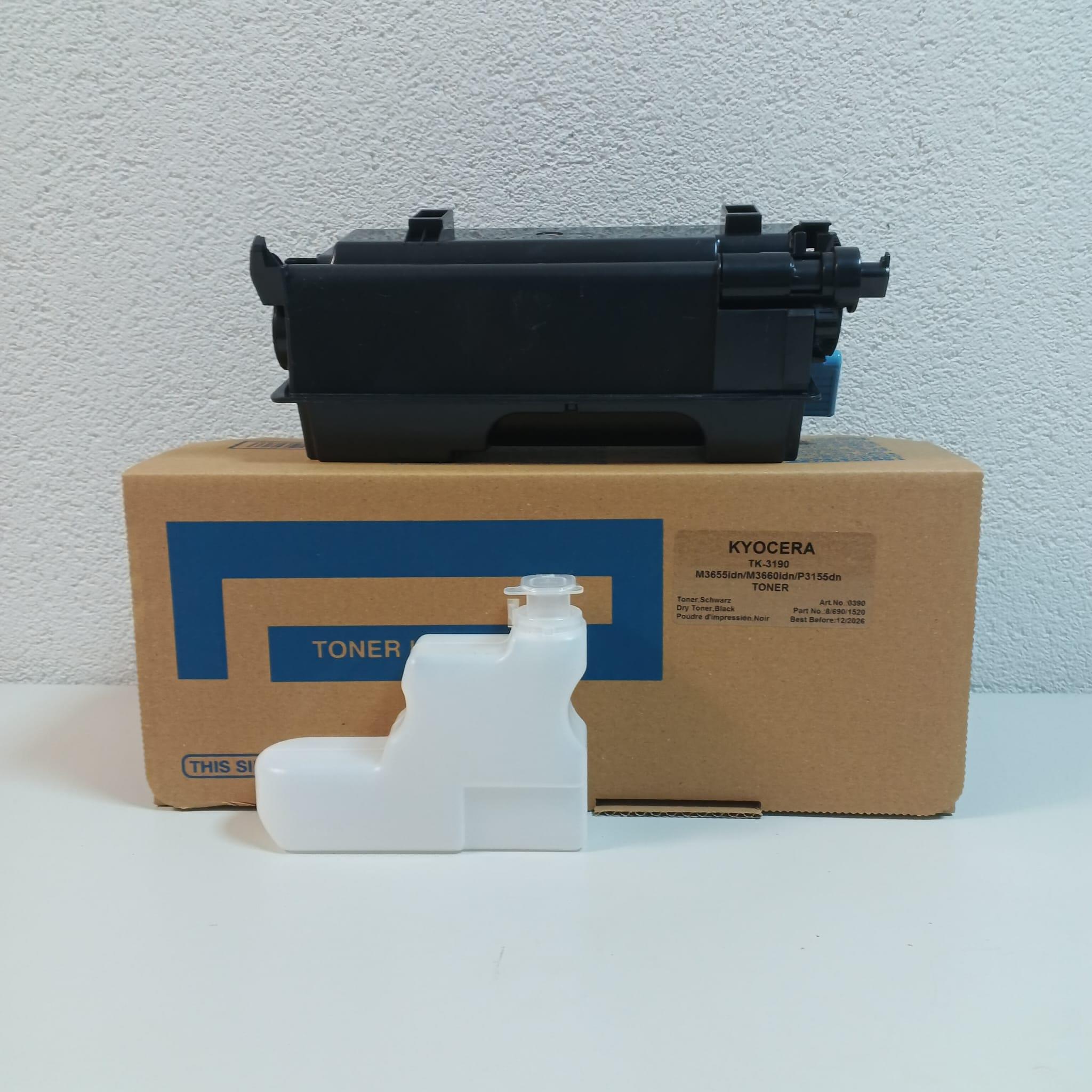 Kyocera Mita TK-3190 Chip Toner ECOSYS M3655idn-ECOSYS M3655idn/A -ECOSYS M3660idn -ECOSYS M3860idn-ECOSYS M3860idnf -ECOSYS P3055dn -ECOSYS P3060dn -ECOSYS P3155dn-ECOSYS P3260dnkyoceraKyocera Mita TK-3190 Muadil Toner ECOSYS M3655idn-ECOSYS M3655idn/A -ECOSYS M3660idn -ECOSYS M3860idn-ECOSYS M3860idnf -ECOSYS P3055dn -ECOSYS P3060dn -ECOSYS P3155dn-ECOSYS P3260dn