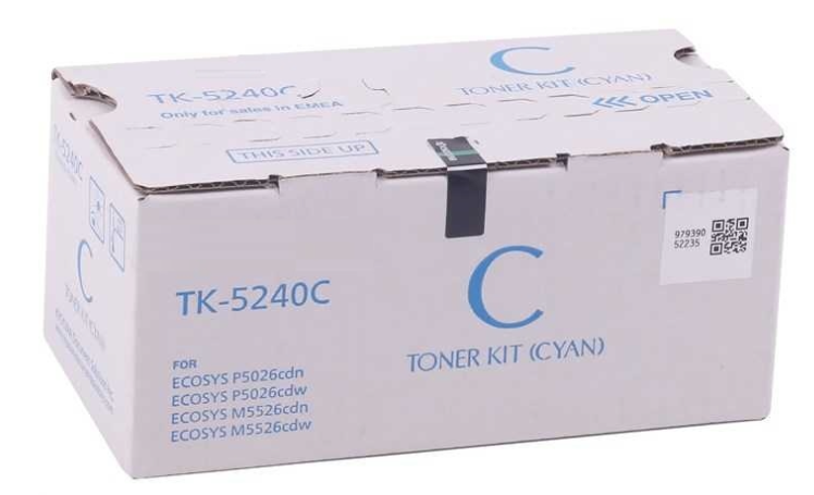 Kyocera Mita TK-5240 Muadil Mavi Toner M5026-M5526 MC-3326 (Tomoegawa Toner)