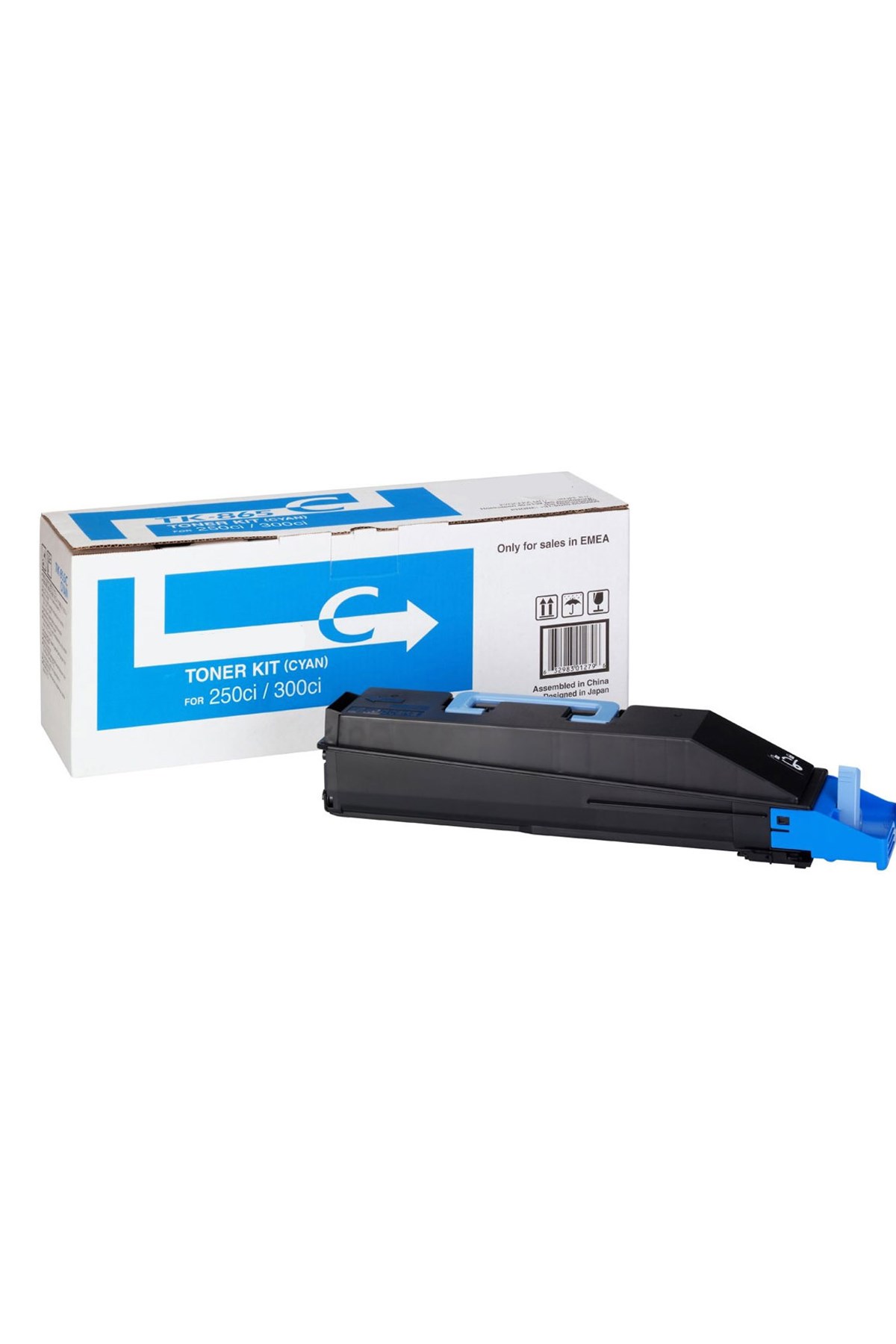 Kyocera TK-865 Muadil Mavi Toner Taskalfa 250ci-300ci (Toma Toner)