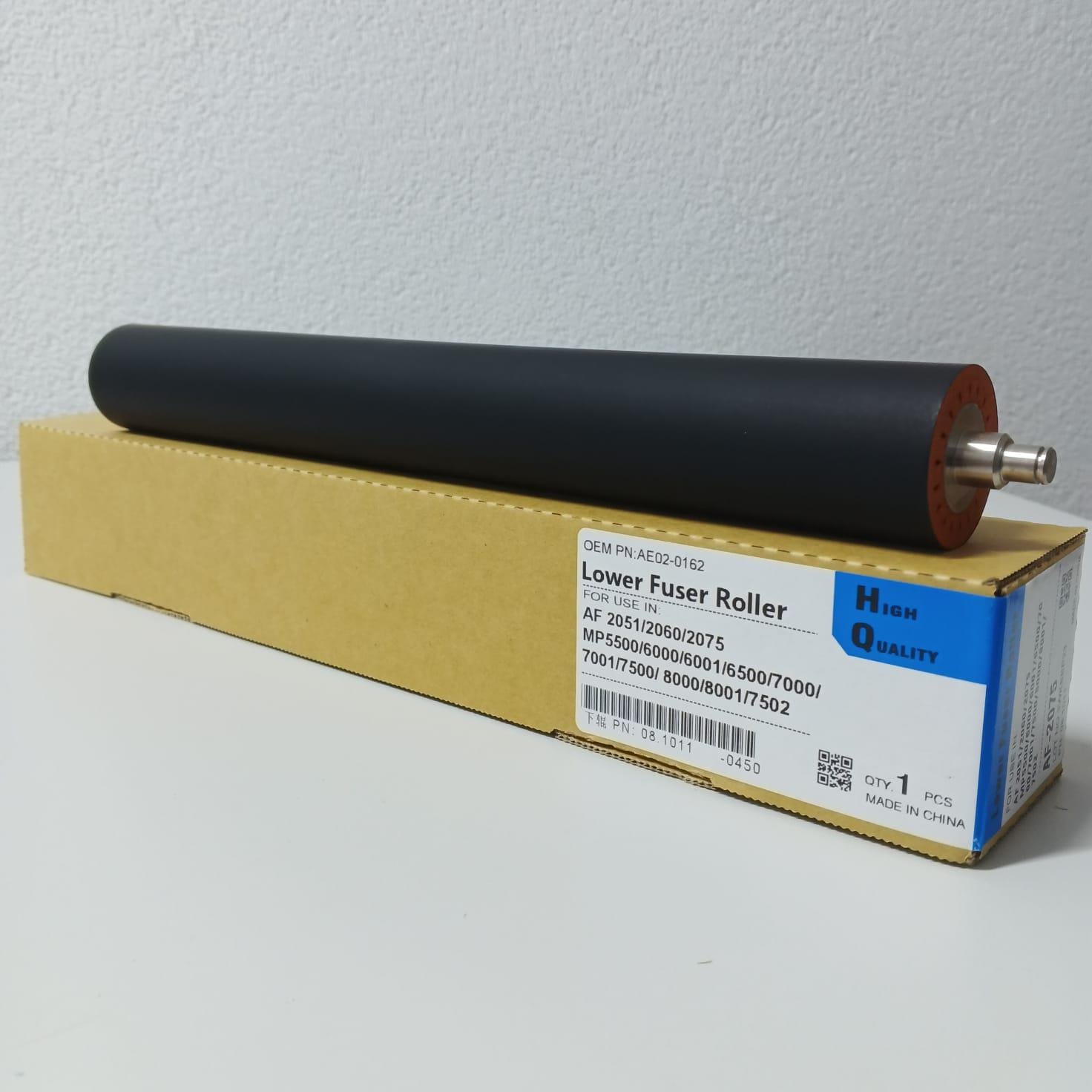 Ricoh Lower Fuser Roller AFICIO 2051 / AFICIO 2060 / AFICIO 2075 / MP 5500 / MP 6000 / MP 6001 / MP 6002 / MP 6500 / MP 7000 / MP 7001 / MP 7500 / MP 7502 / MP 8000 / MP 8001 / MP 6503 SP / MP 7503 SPRicohRicoh Lower Fuser Roller AFICIO 2051 / AFICIO 2060 / AFICIO 2075 / MP 5500 / MP 6000 / MP 6001 / MP 6002 / MP 6500 / MP 7000 / MP 7001 / MP 7500 / MP 7502 / MP 8000 / MP 8001 / MP 6503 SP / MP 7503 SP