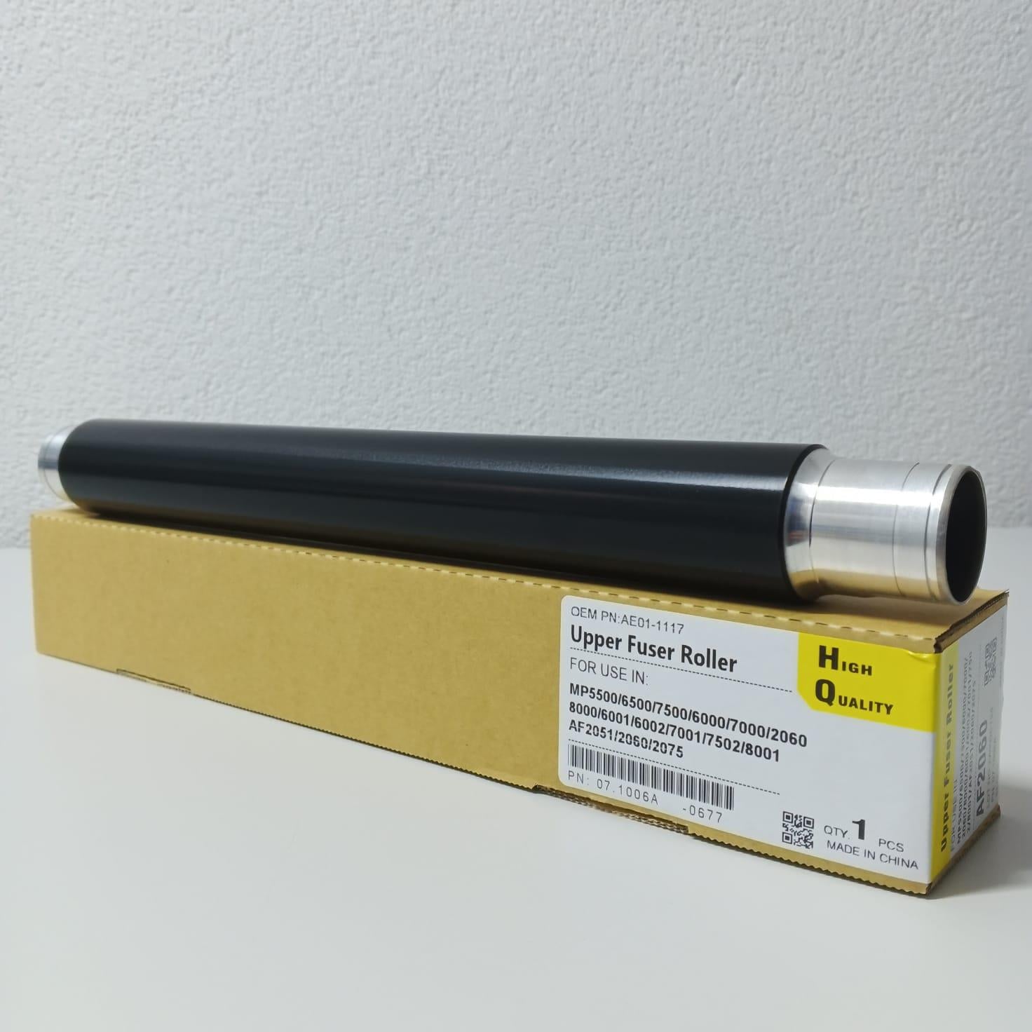 Ricoh Upper Fuser Roller AFICIO 2051 / AFICIO 2060 / AFICIO 2075 / MP 5500 / MP 6000 / MP 6001 / MP 6002 / MP 6500 / MP 7000 / MP 7001 / MP 7500 / MP 7502 / MP 8000 / MP 8001 / MP 6503 SP / MP 7503 SPRicohRicoh Upper Fuser Roller AFICIO 2051 / AFICIO 2060 / AFICIO 2075 / MP 5500 / MP 6000 / MP 6001 / MP 6002 / MP 6500 / MP 7000 / MP 7001 / MP 7500 / MP 7502 / MP 8000 / MP 8001 / MP 6503 SP / MP 7503 SP