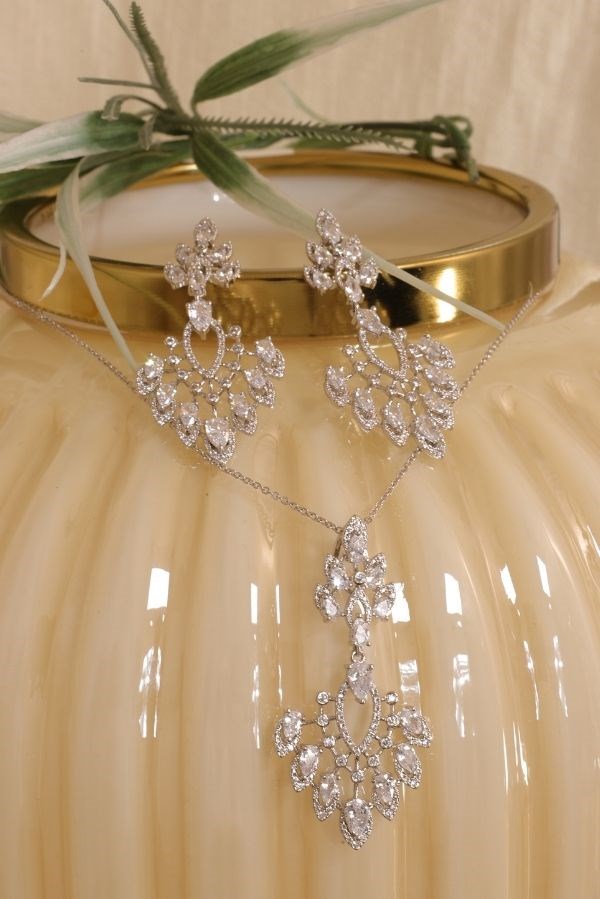 Kristal Taşlı Takı Seti