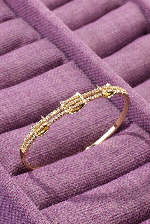 Taşlı Kelepçe Bileklik