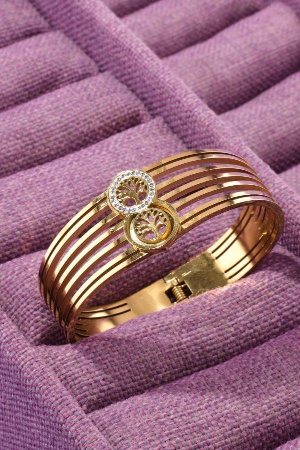 Ağaç Model Kelepçe Bileklik