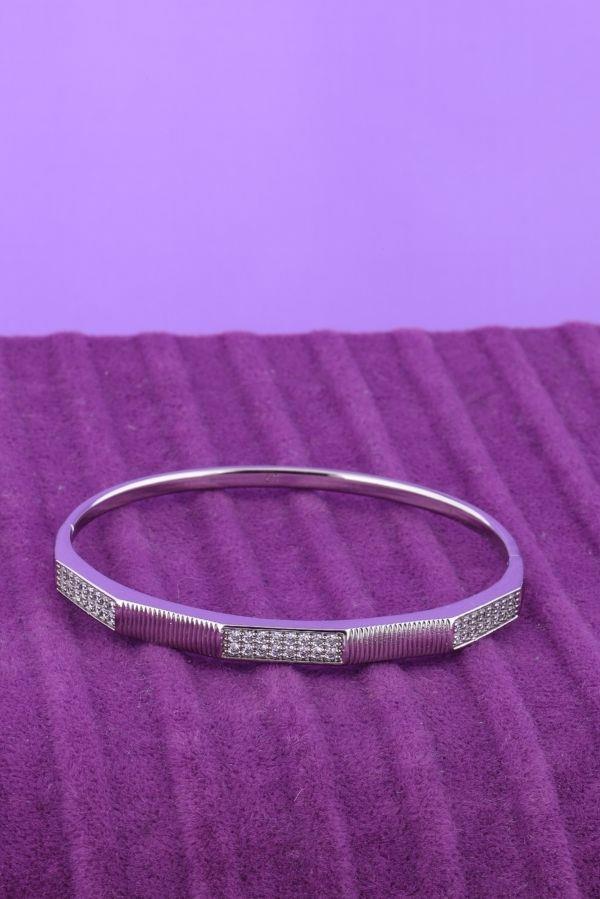 Gümüş Taşlı Kelepçe