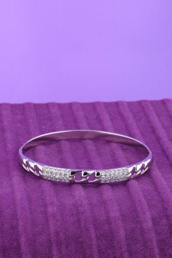 Gümüş Taşlı Kelepçe