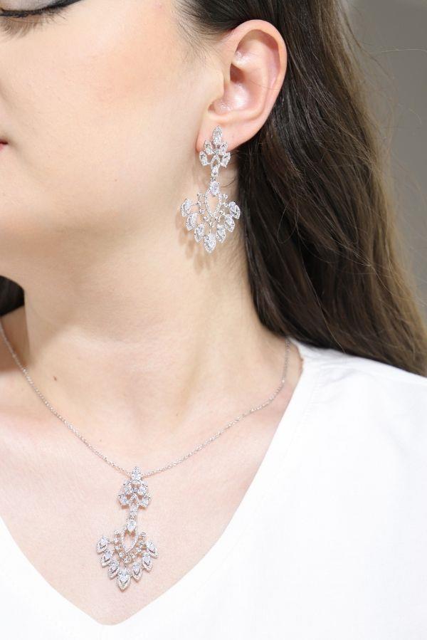  Kristallstein-Schmuckset