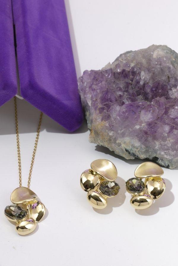 Kristal Taşlı Takı Seti