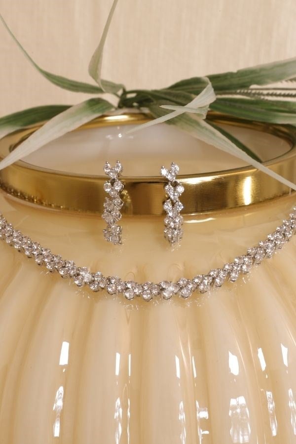 Crystal Stone Jewelry Set