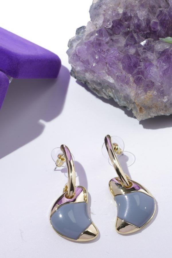  Blaue Design-Ohrringe