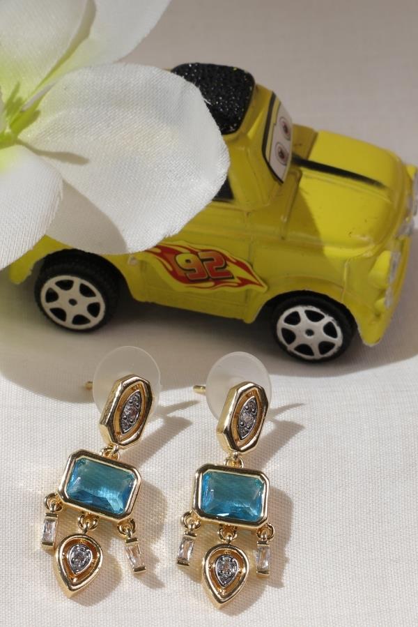 Blue Stone Earrings