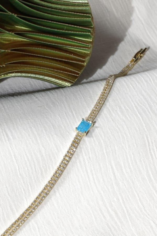Trend Series Blue Stone Waterway Bracelet