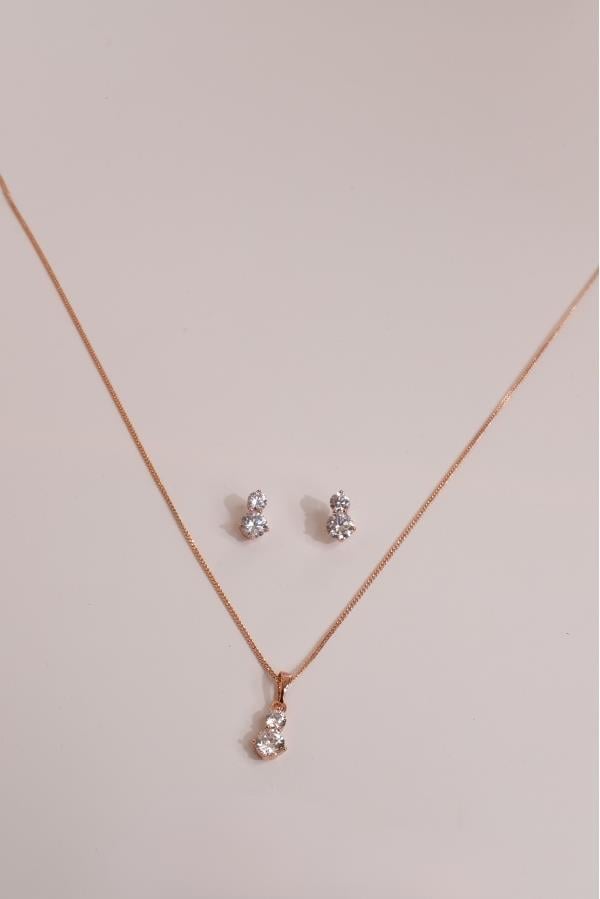 Minimalistisches Steinschmuckset