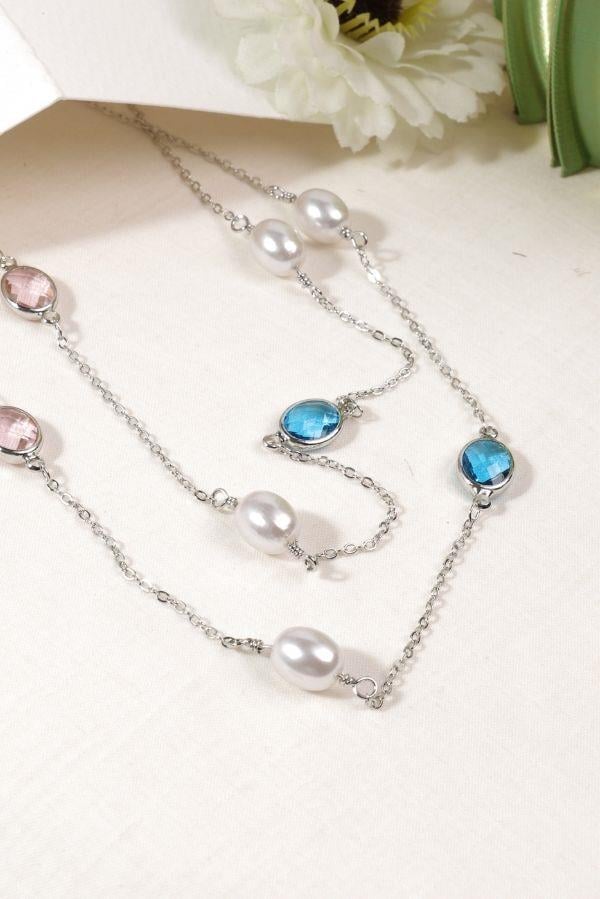 Ocean Blue Tatlısı İncili Kolye
