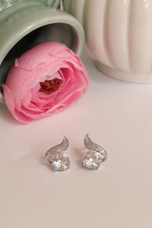  Boucles d'oreilles Sparkling Stone Trend Series