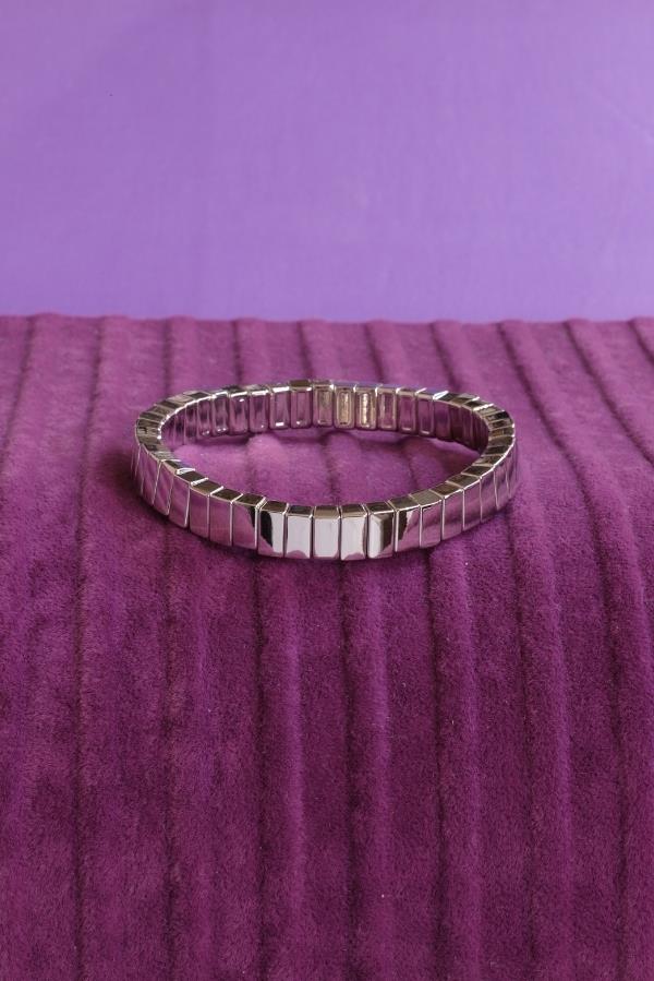Bracelet de créateur couleur argent
