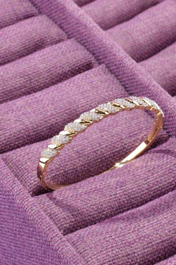 Taşlı Kelepçe Bileklik