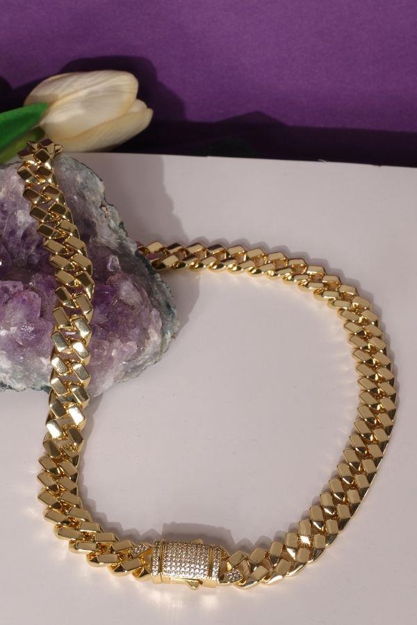 Schlichte Gourmet-Halskette ohne Steine