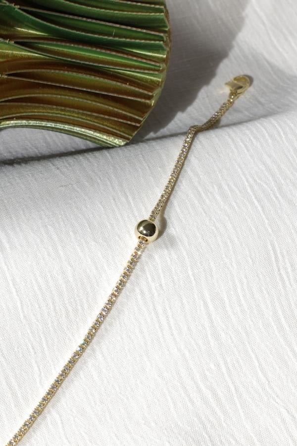 Trend Series Top Detail Gold Waterway Bracelet