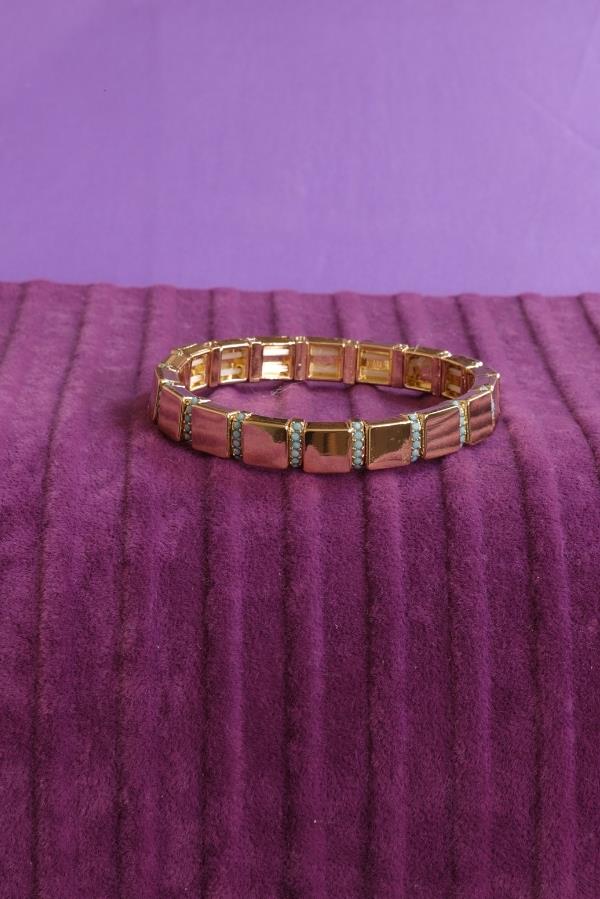 Green Stone Detail Bracelet