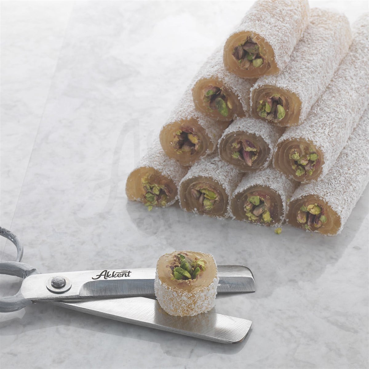 450 Gr.Sarma Antep Fıstıklı Lokum