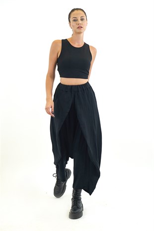 Lea Black Şalvar Pantolon + Kemer