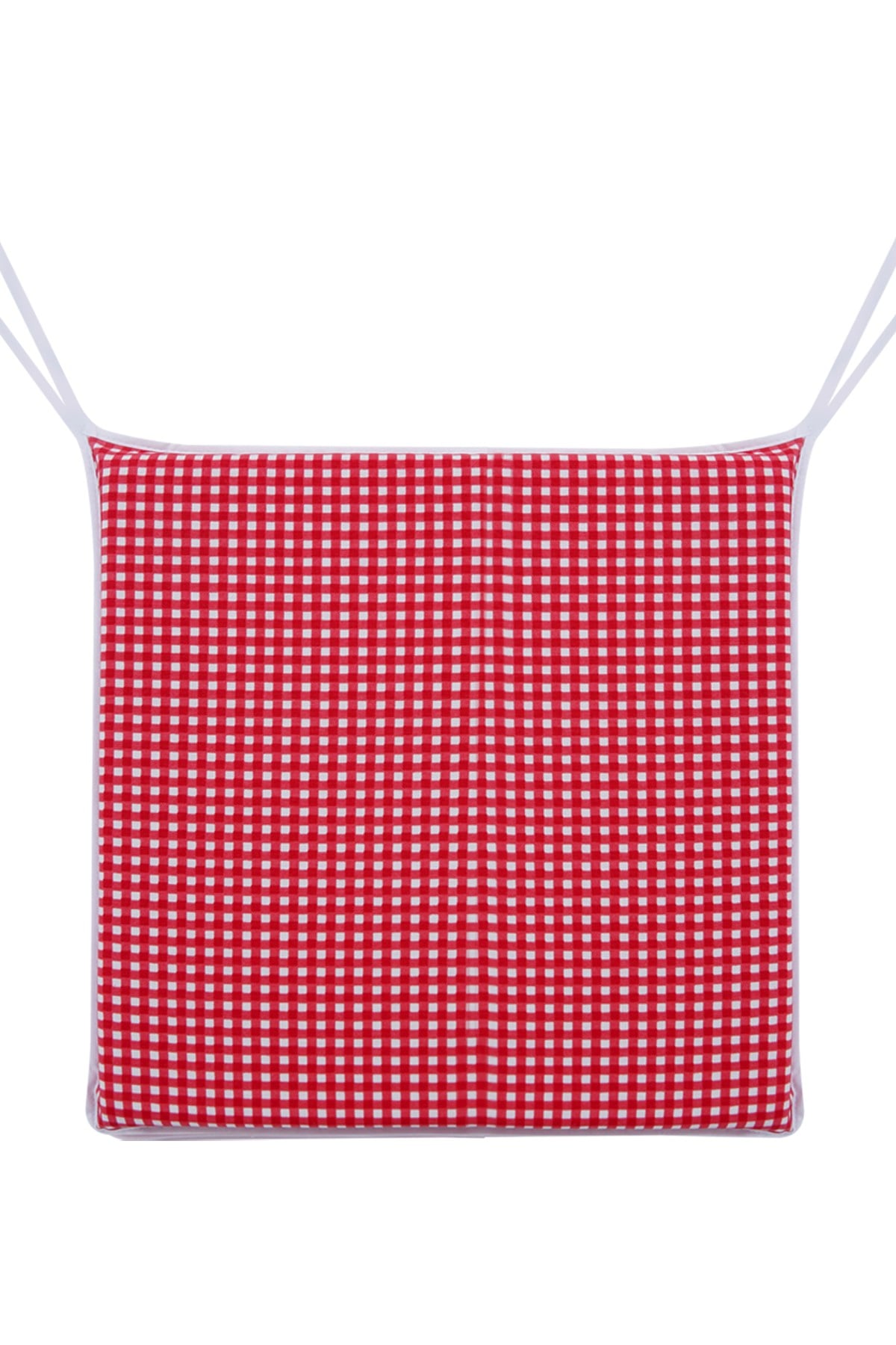 HOMAKS Kırmızı Pötikare Sandalye Minderi 40x40