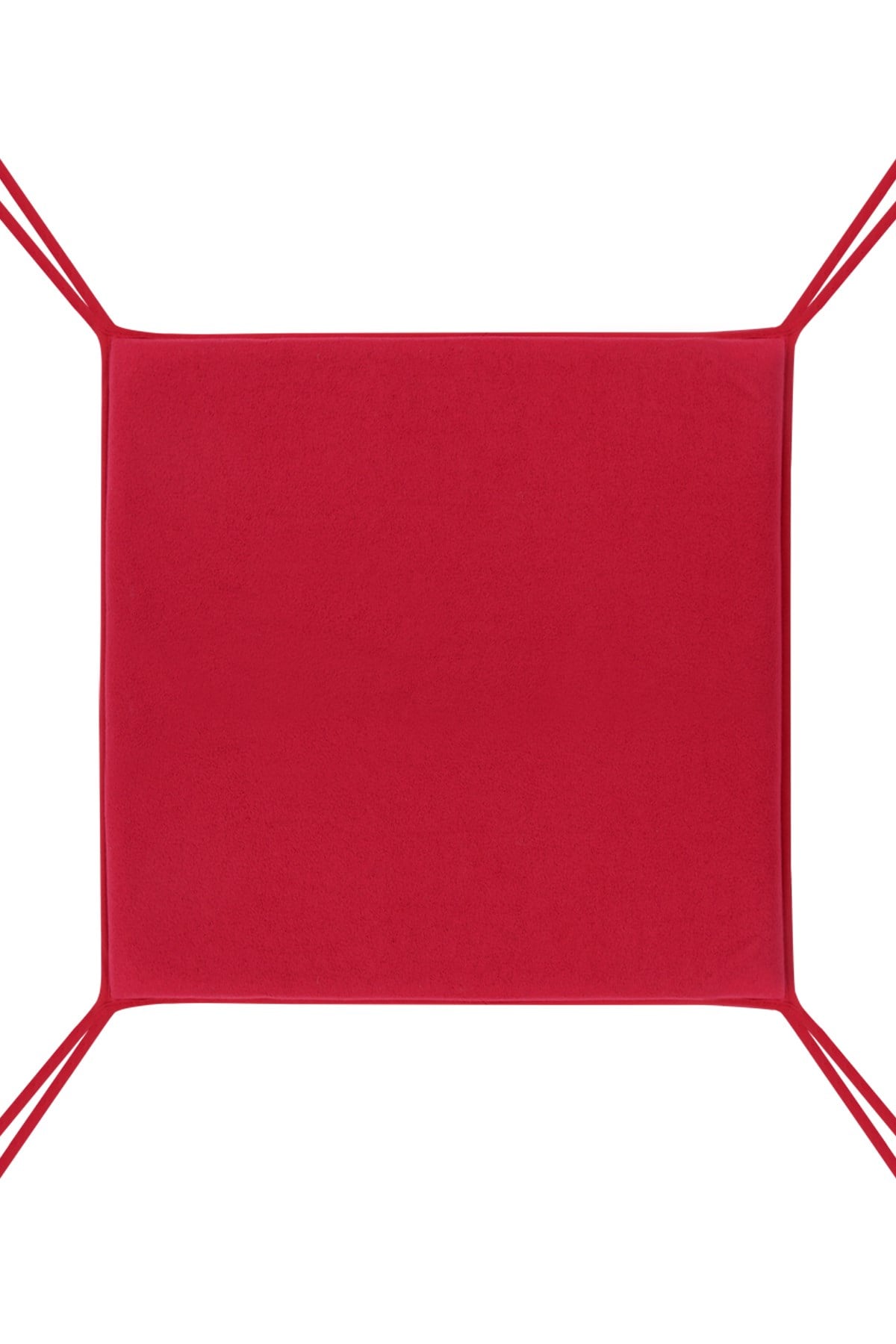 HOMAKS Kırmızı Tabure Minderi 33x33 Kare