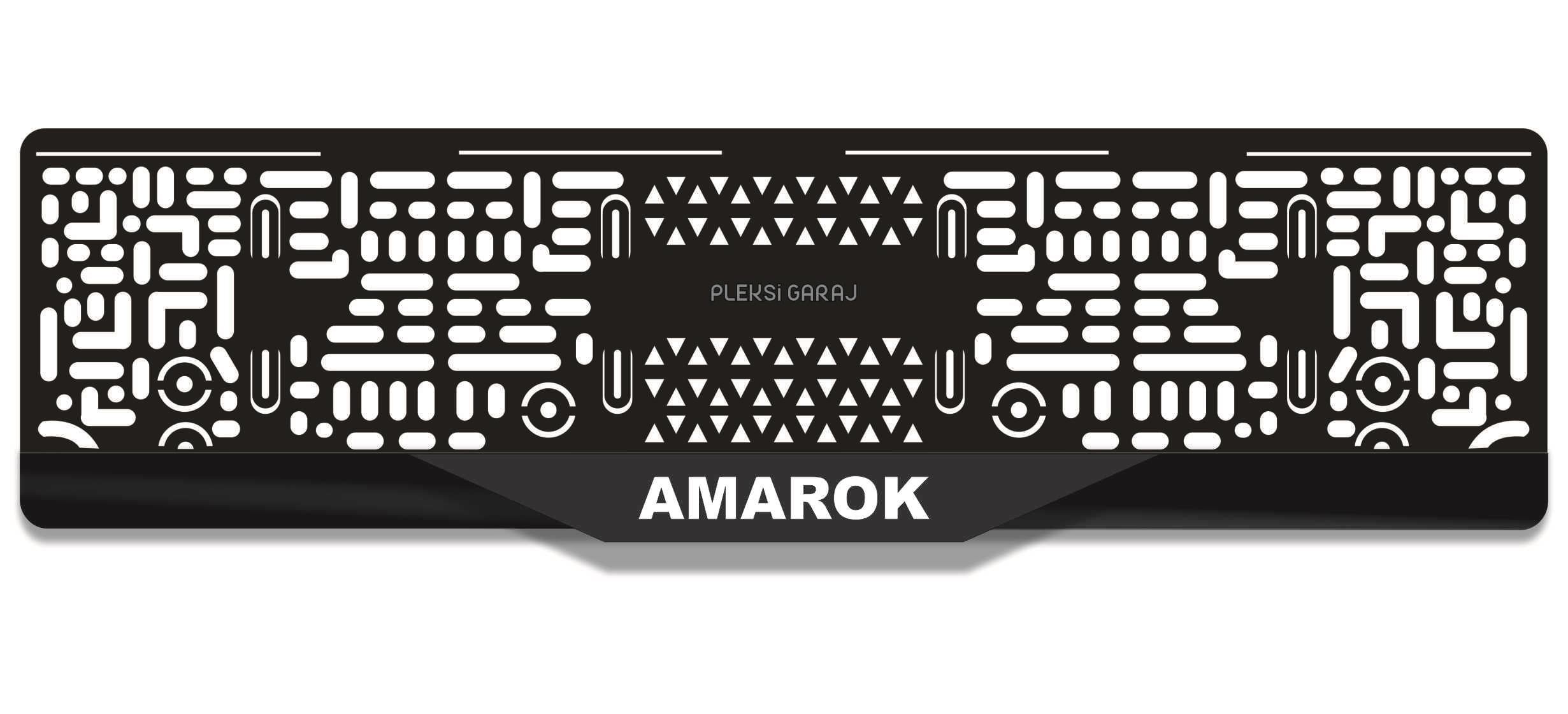 Amarok 3D Mat Takmatik PlakalıkVolkswagen