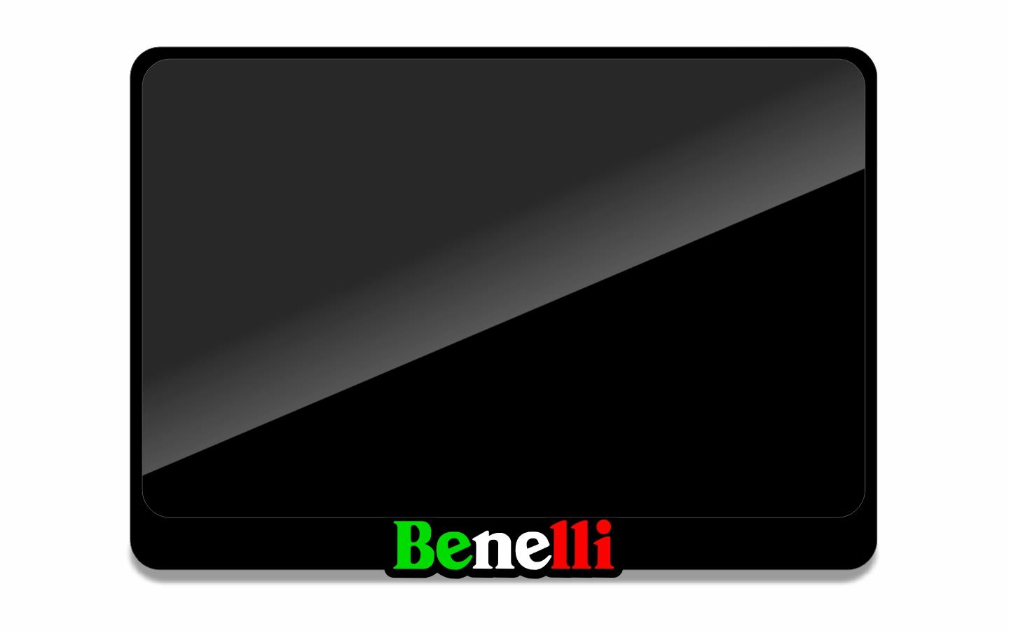 Benelli 3D Çerçeveli Pleksi Motor Plakalık Orj Plaka Boyutu İçin 24x15cmMotor Plakalık