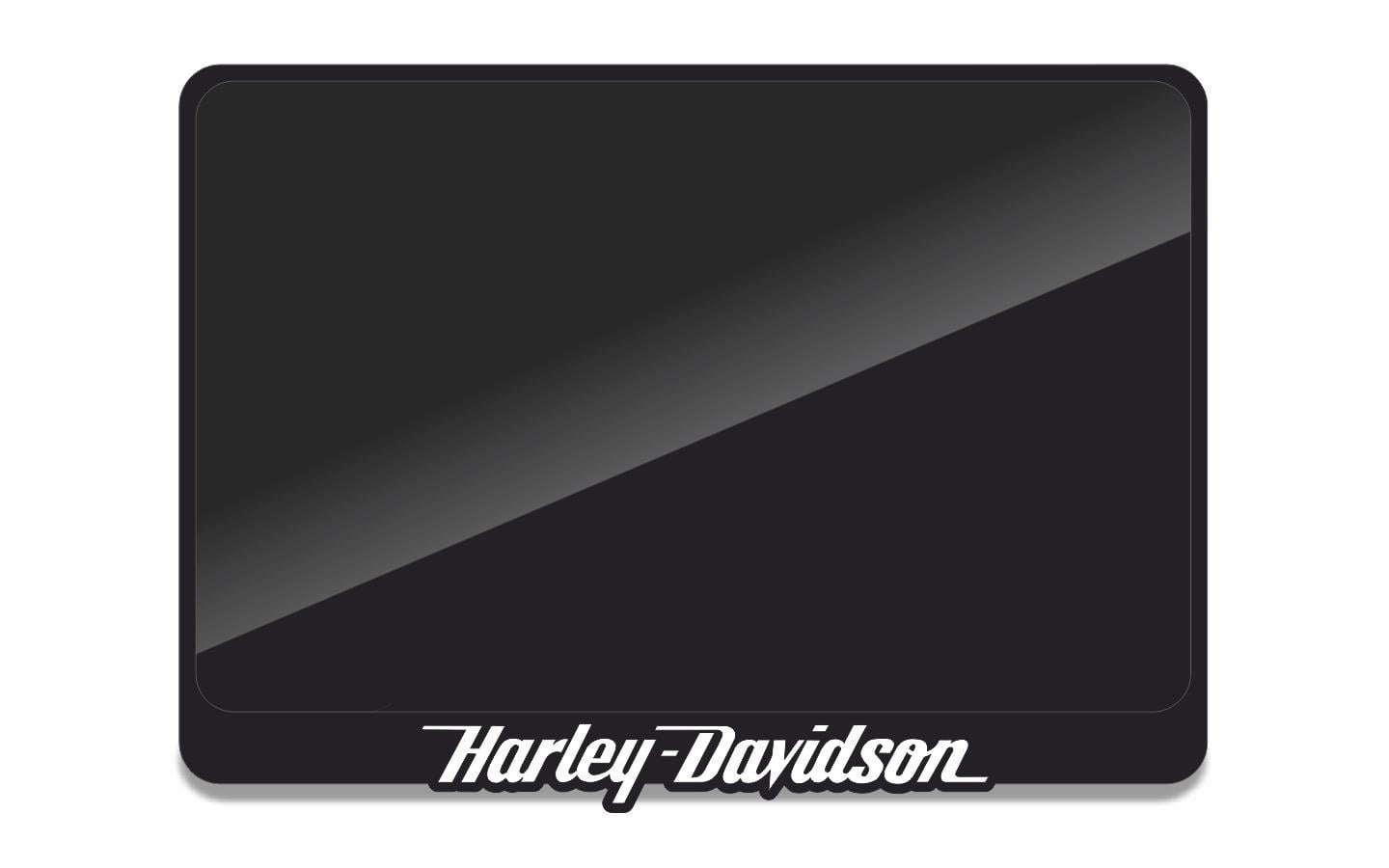 Harley Akrilik Çerçeveli Pleksi Motor Plakalık Orj Plaka Boyutu İçin 24x15cmMotor Plakalık