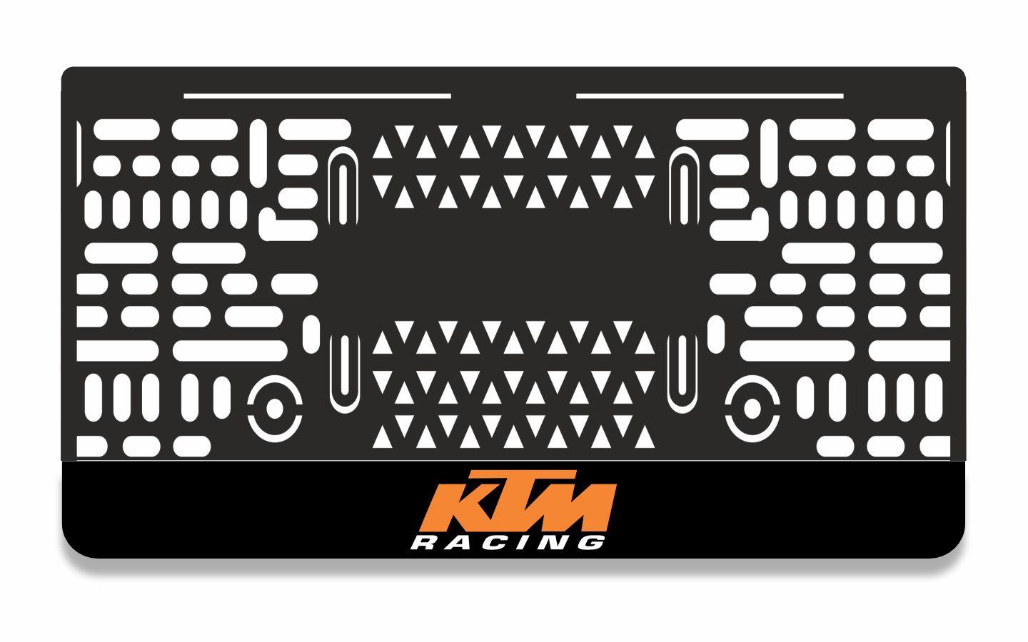 KTM RACING 3D Lazer Kesim Motor Takmatik PlakalıkMotor Plakalık
