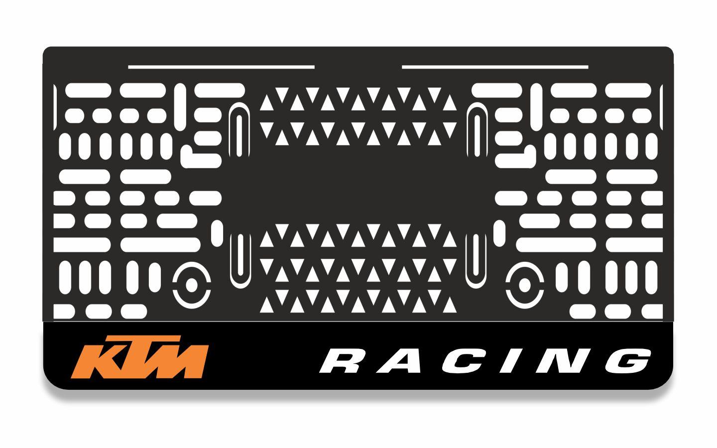KTM RACING 3D Lazer Kesim Takmatik Motor PlakalıkMotor Plakalık
