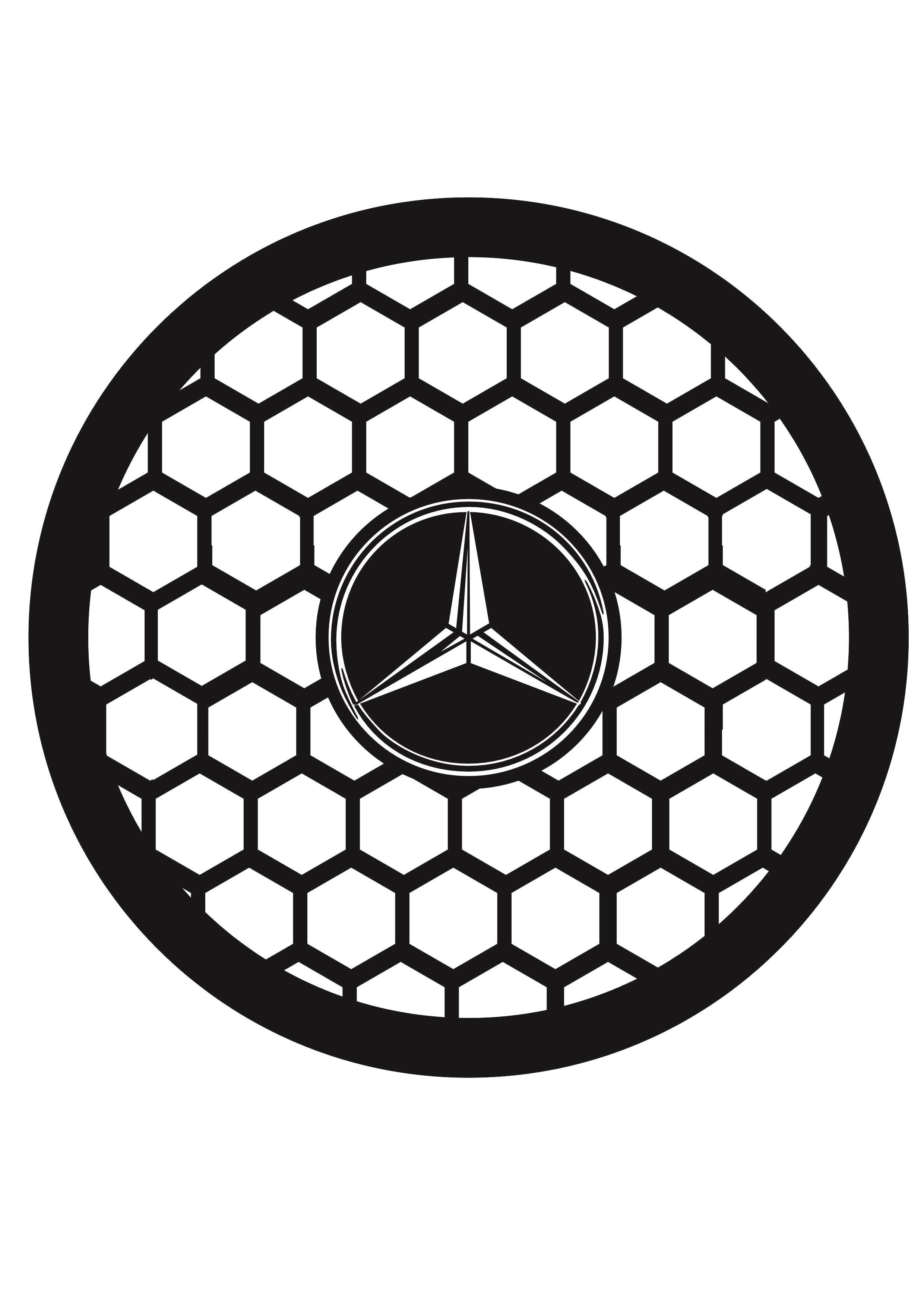 Mercedes-Benz Logolu Midrange KapağıMidrange Kapakları