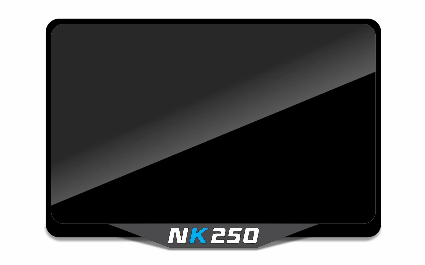 NK250 Akrilik 3D Çerçeveli Mat Pleksi Motor Plakalık Orj Plaka Boyutu İçin 24x15cmPlakalık