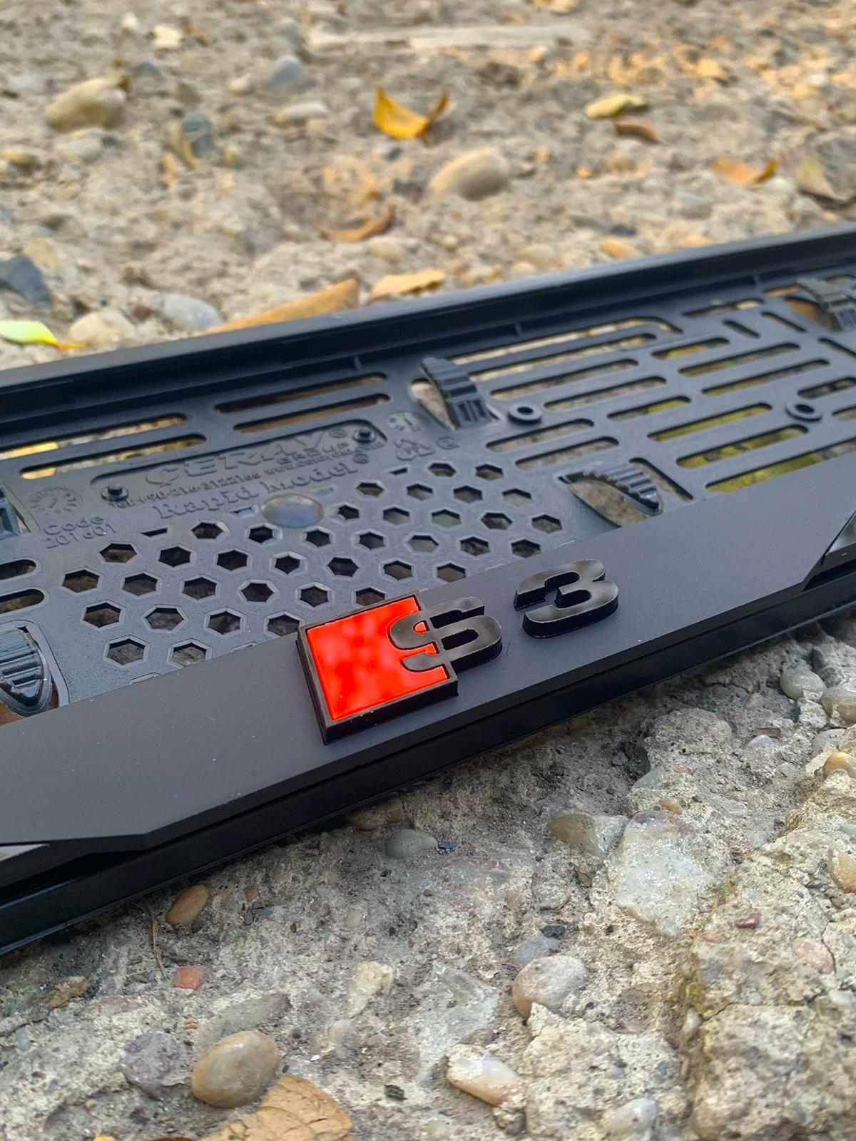 Özel Seri Takmatik MattBlack S3 PlakalıkPlakalık