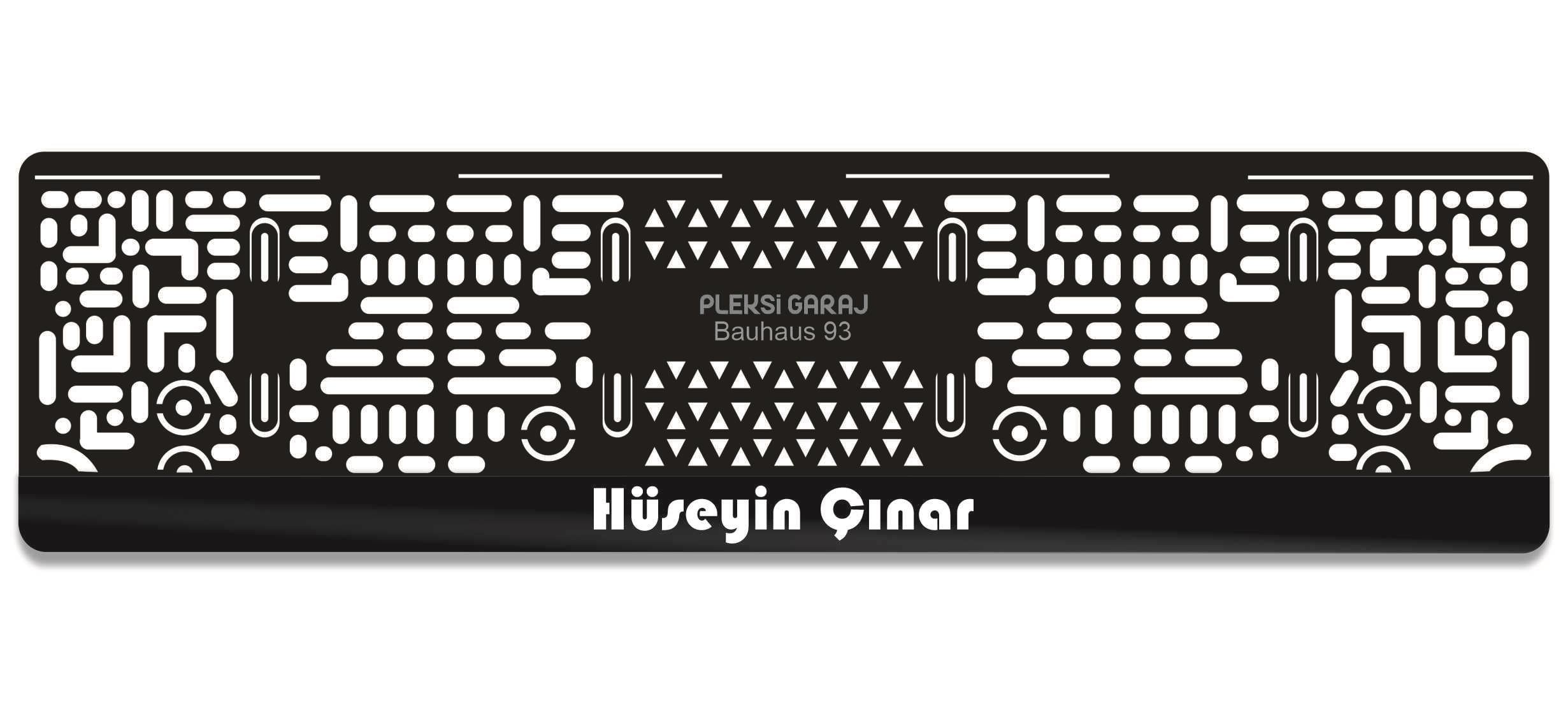Parlak Siyah Akrilik 3D Yazılı TakmatikTAKMATİK PLEKSİ MODELLER