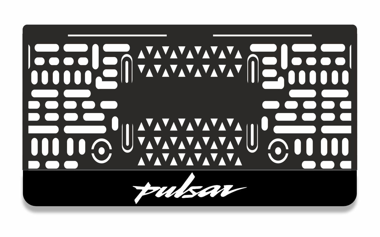 Pulsar Lazer Kesim 3d Takmatik Motor PlakalıkMotor Plakalık