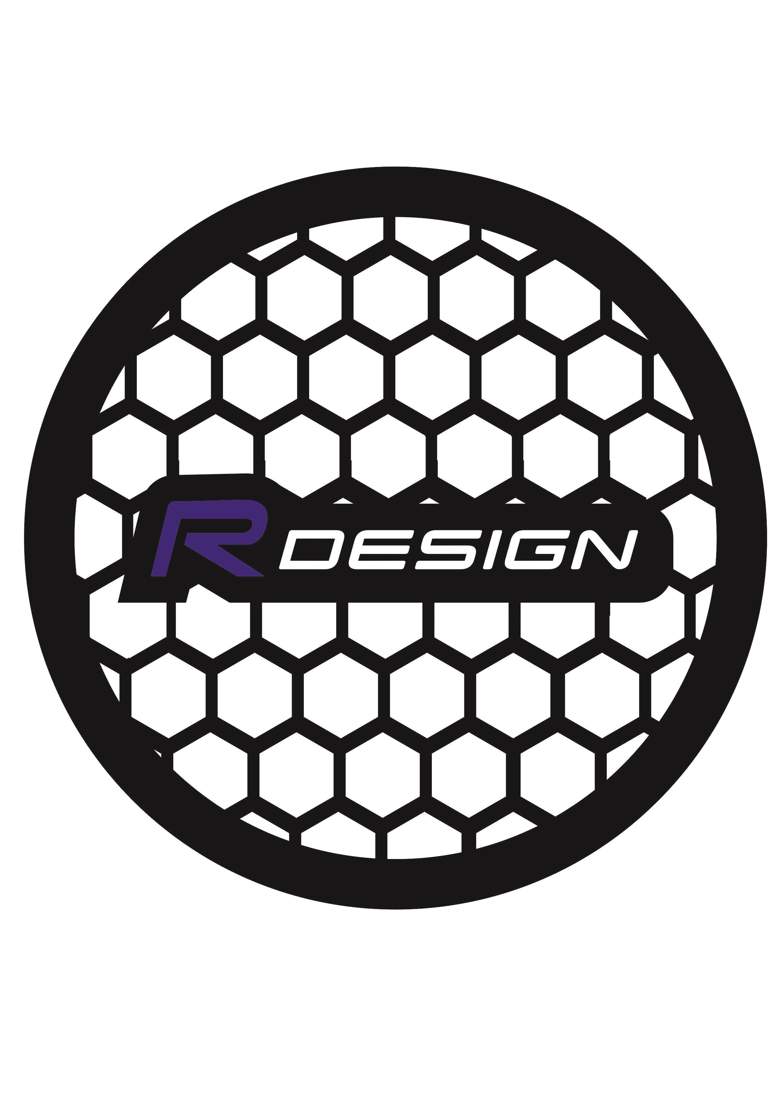 R Design Logolu Akrilik Midrange KapağıMidrange Kapakları