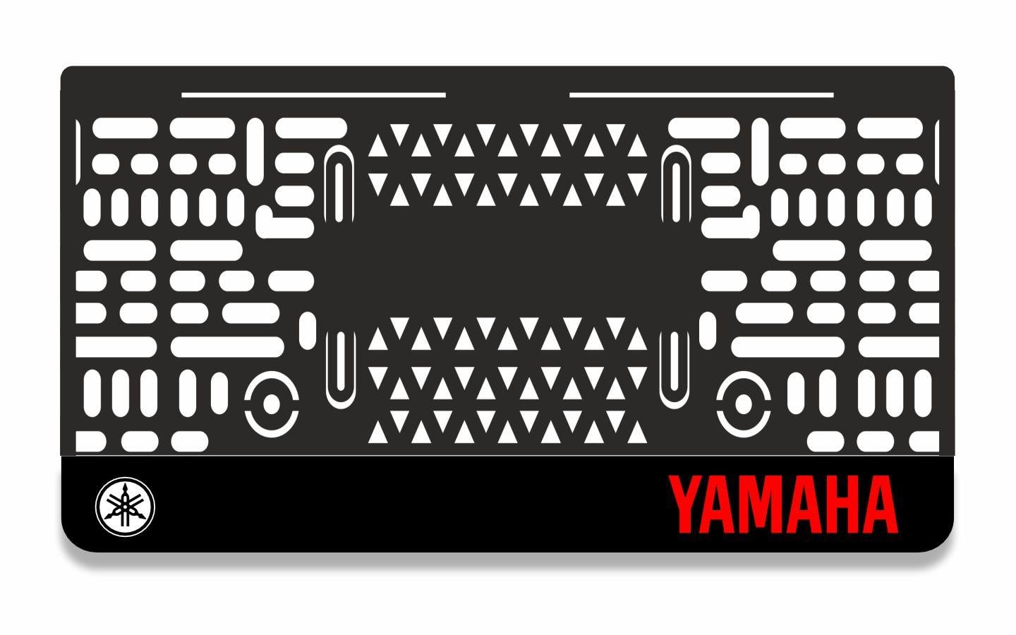Yamaha 3D Lazer Kesim Takmatik PlakalıkMotor Plakalık