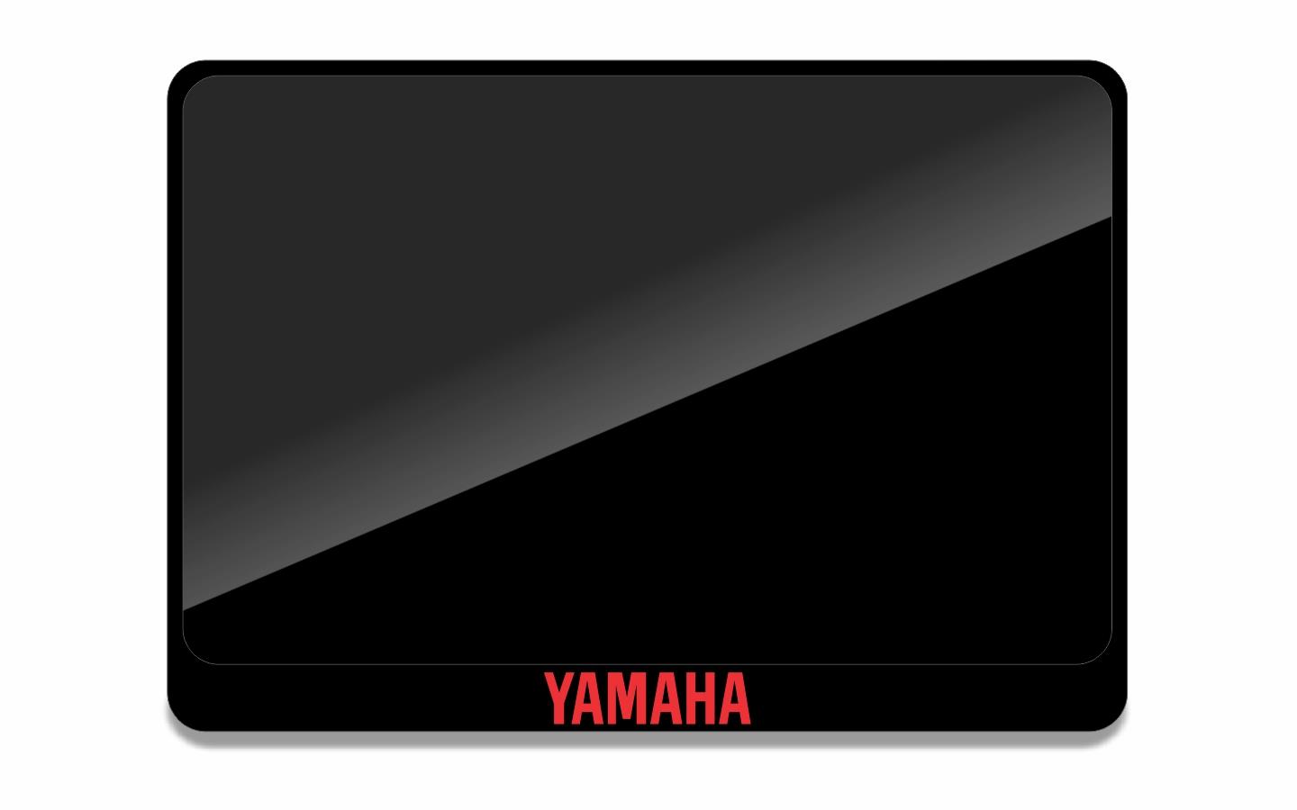 YAMAHA Akrilik 3D Çerçeveli Pleksi Motor Plakalık Orj Plaka Boyutu İçin 24x15cmMotor Plakalık