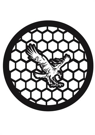 Kartal Figürlü Akrilik Midrange KapağıMidrange Kapakları