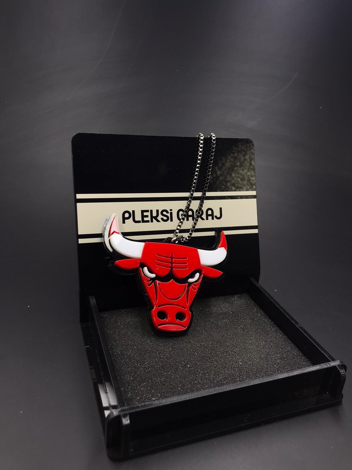 3D Boğa Logolu Ayna Süsü