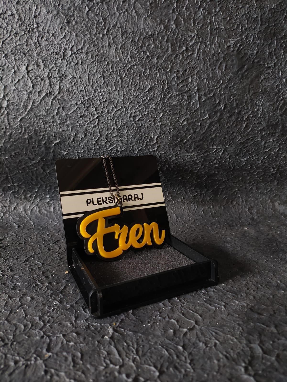 3D İsimli Ayna Süsü