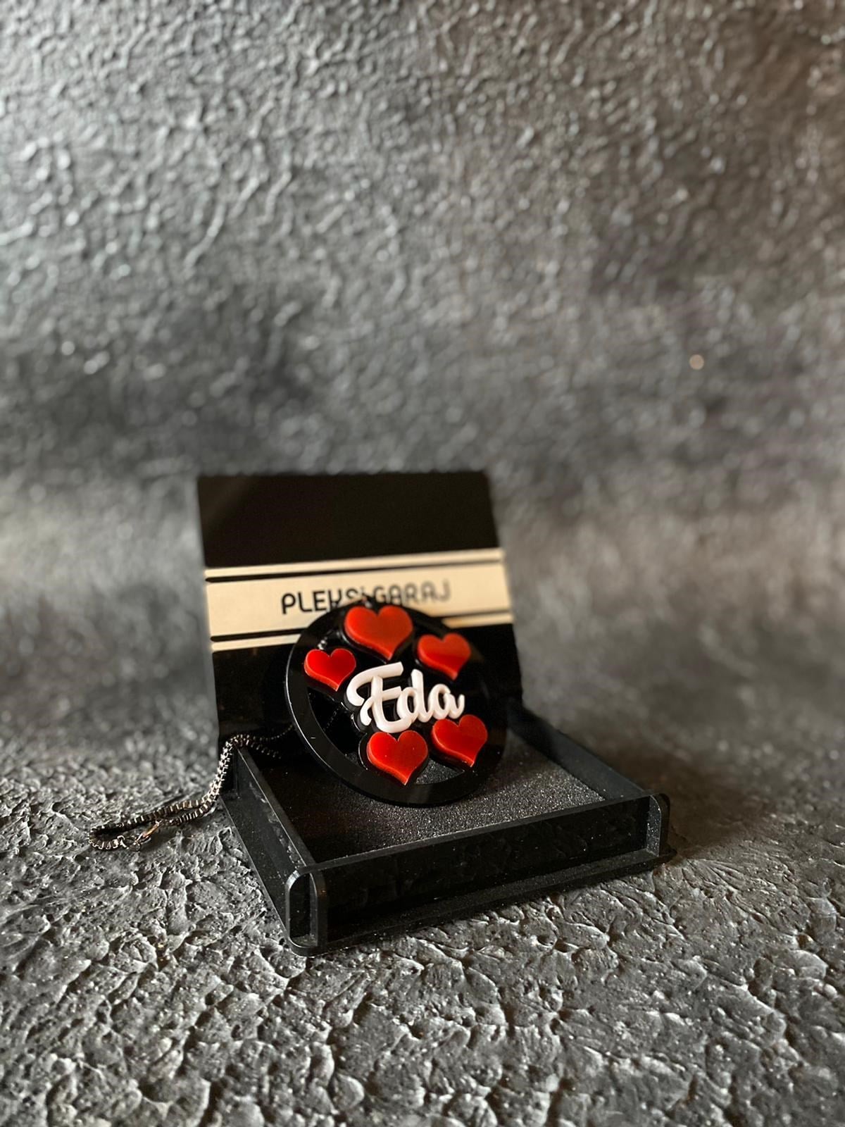 3D Kalpli Ayna Süsü