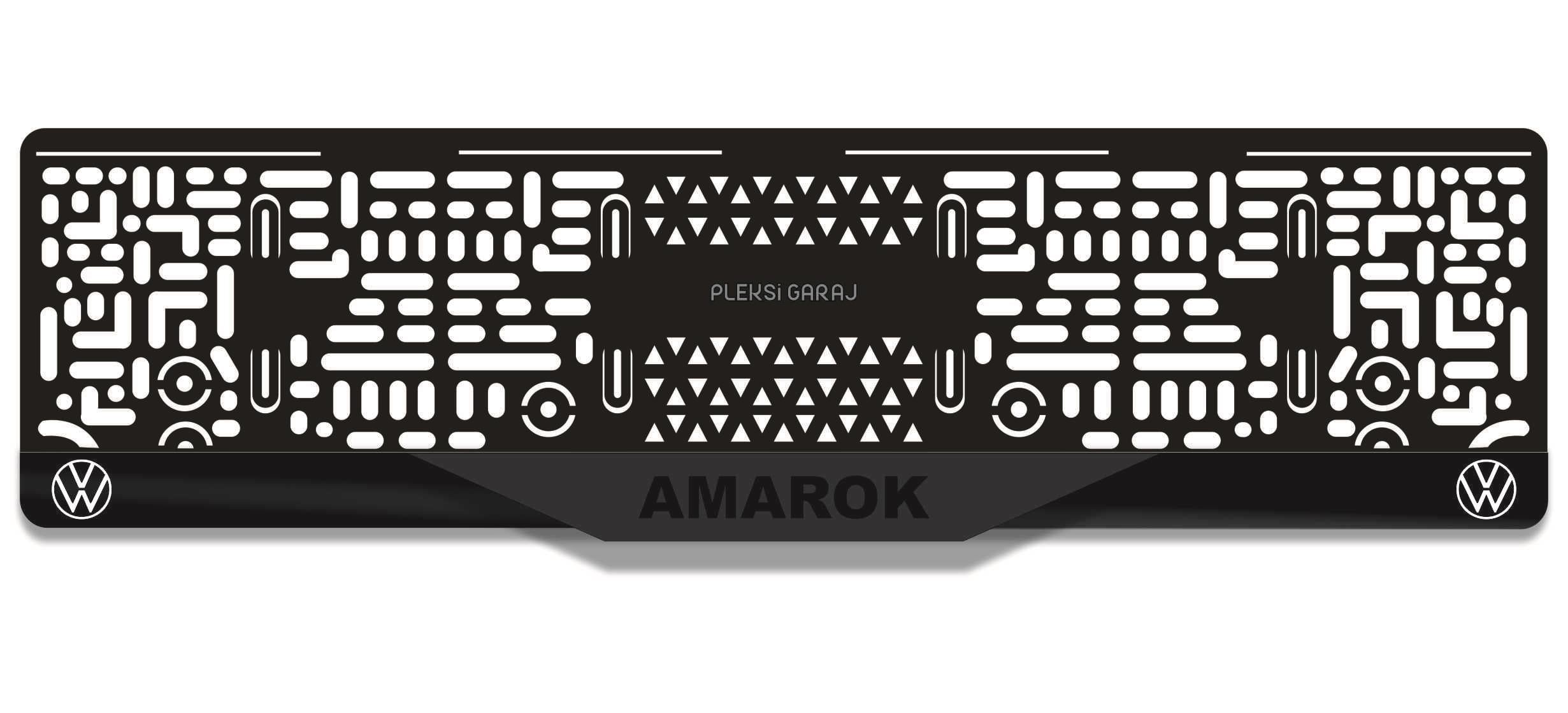 Amarok VW 3D Mat Takmatik PlakalıkVolkswagen