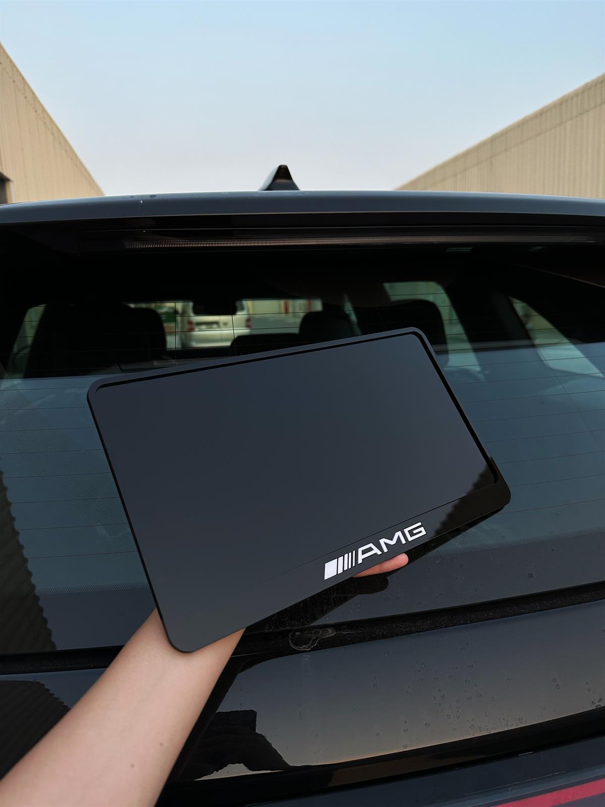 AMG Kare ÖzelKesim FullPLEKSI Plakalık TEKPlakalık