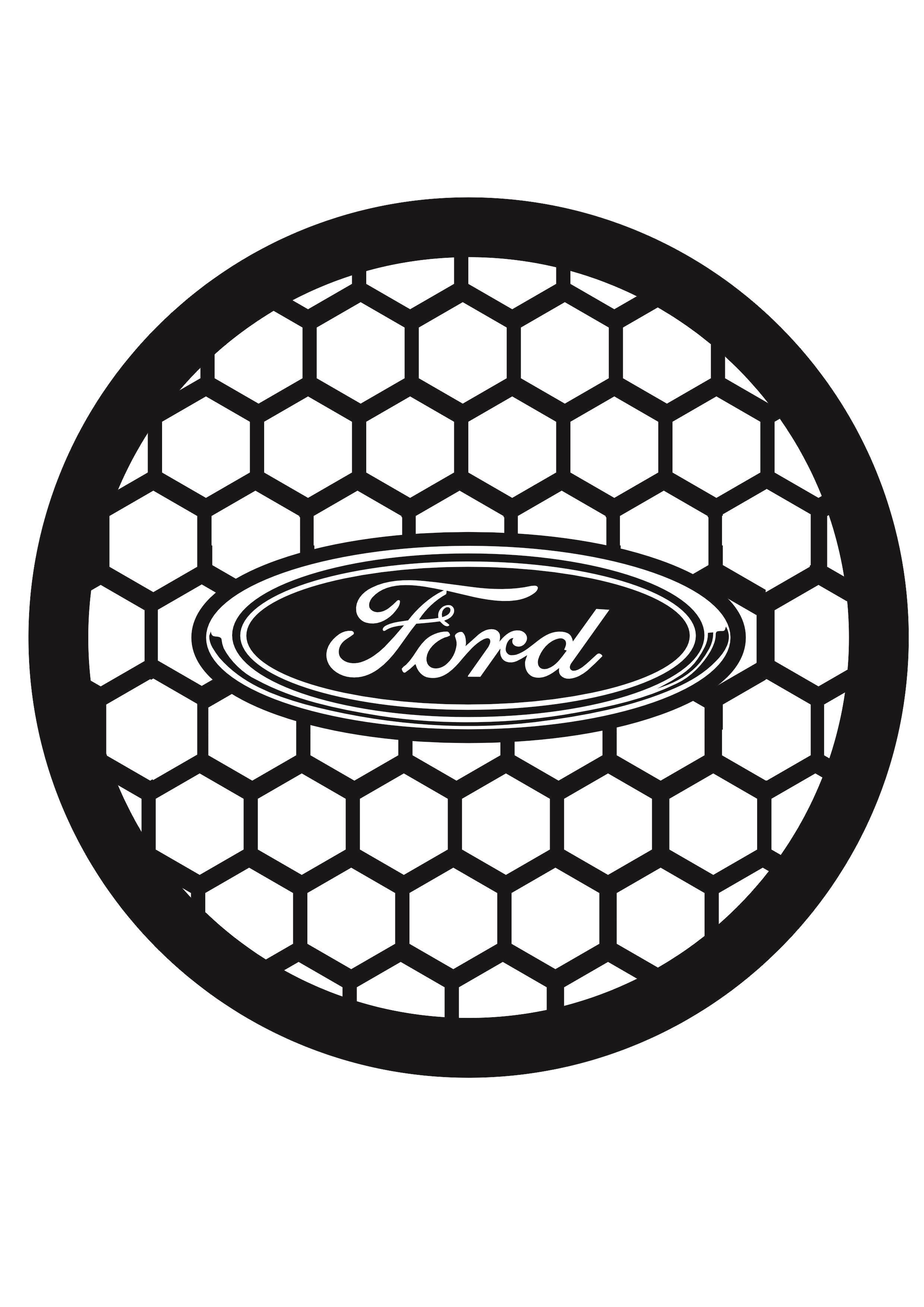 Ford Logolu Midrange KapağıMidrange Kapakları